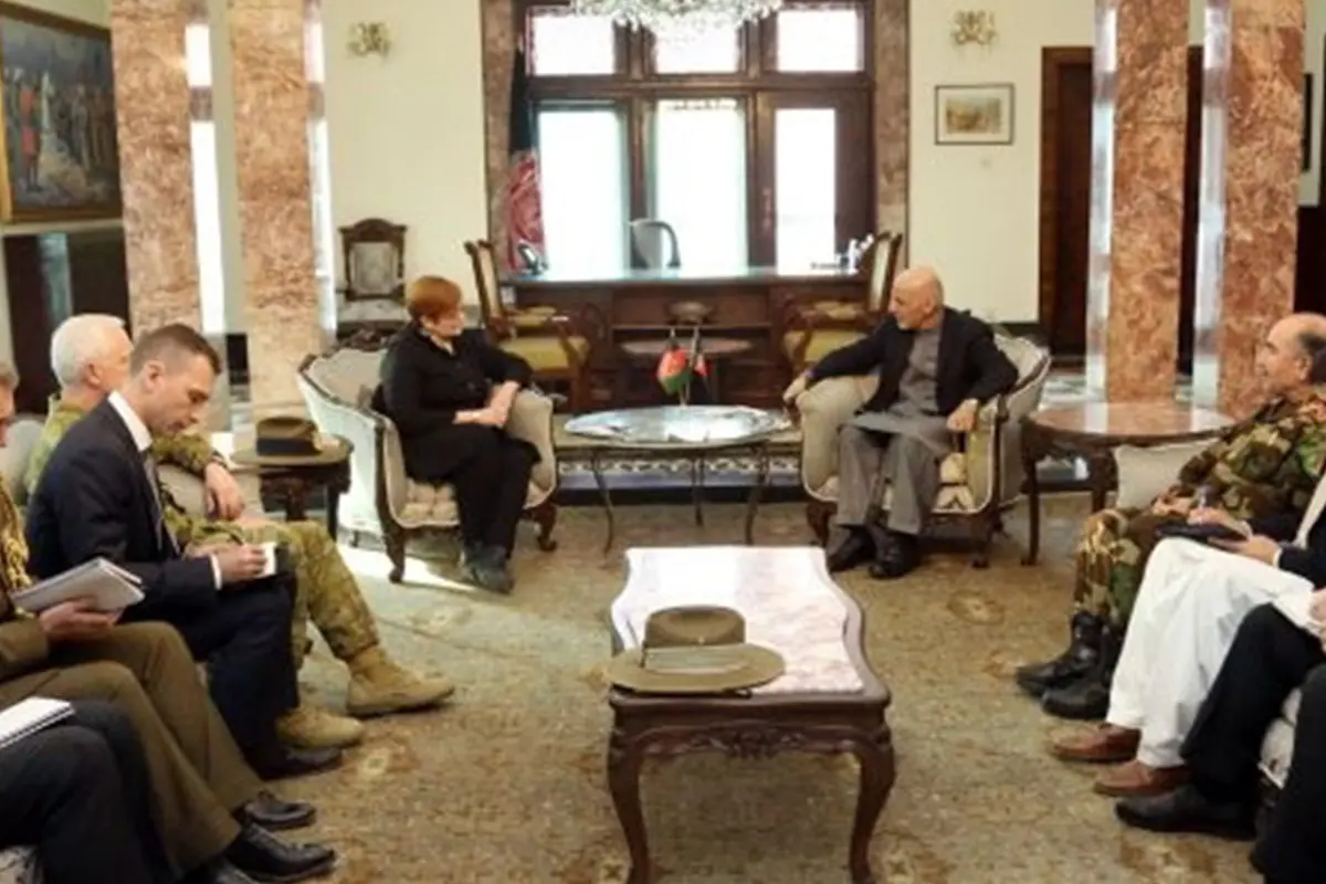 President Ghani Met Australian Defense Minister