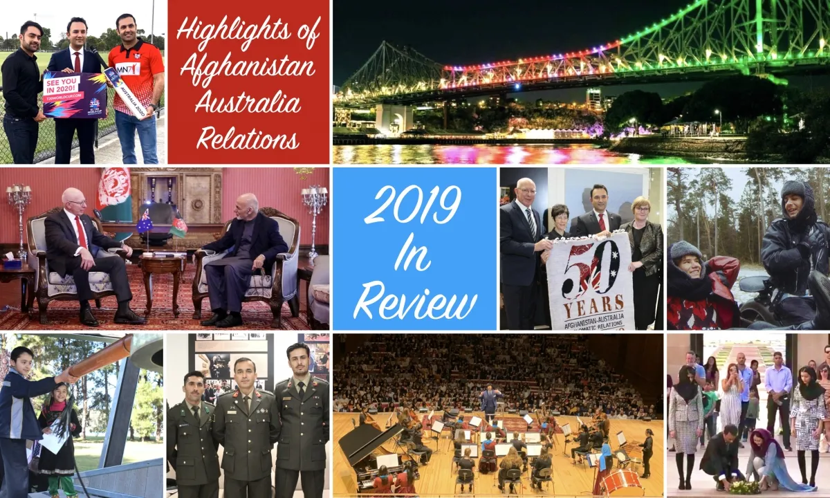 2019 In Review Highlights Of Afghan Australian Relations