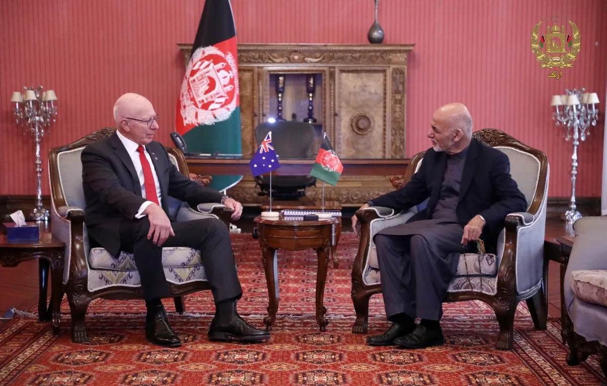 Afghan President Received Australian Governor General At Presidential Palace