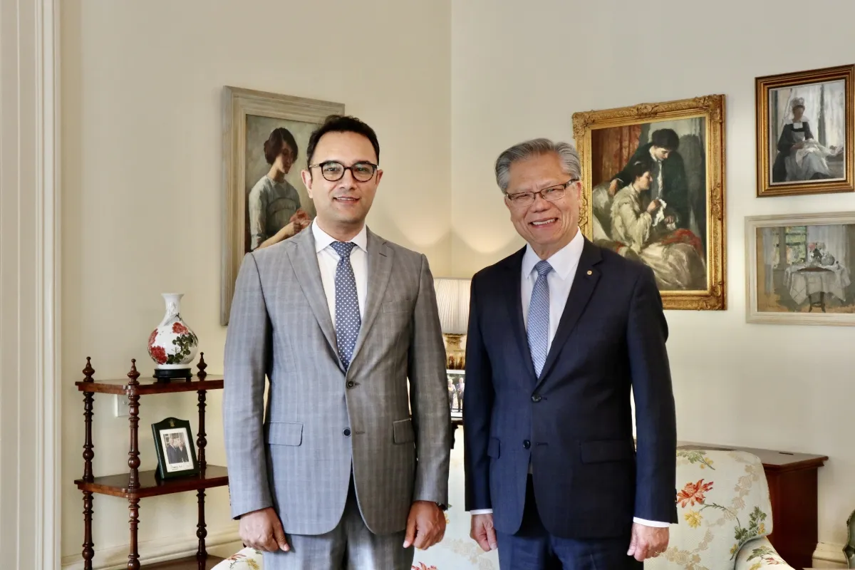 Ambassador Waissi Called On He The Hon Hieu Van Le Ac Governor Of Sa In Adelaide
