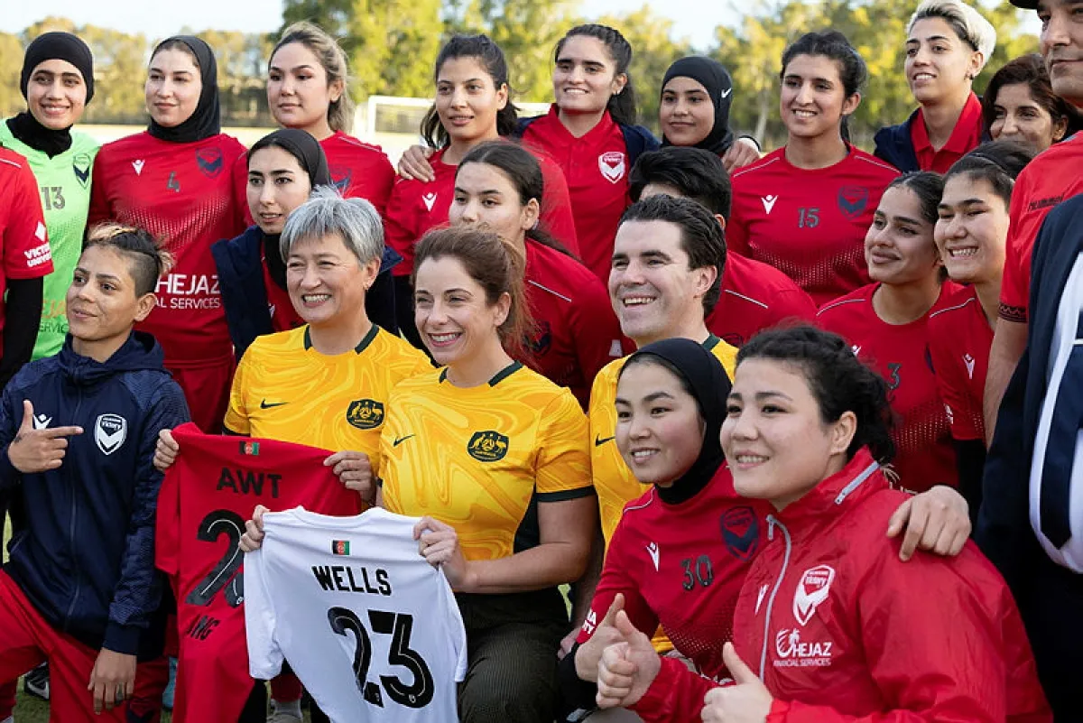 Celebrating Empowerment Afghanistans Women National Team Shines Alongside Fifa Womens World Cup In Brisbane