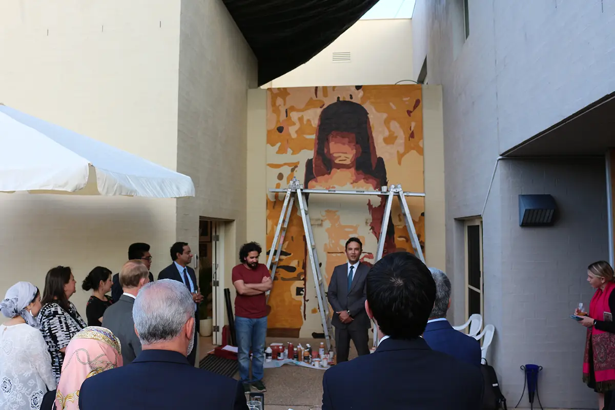 Artlords Buddha Mural At The Embassy Wall