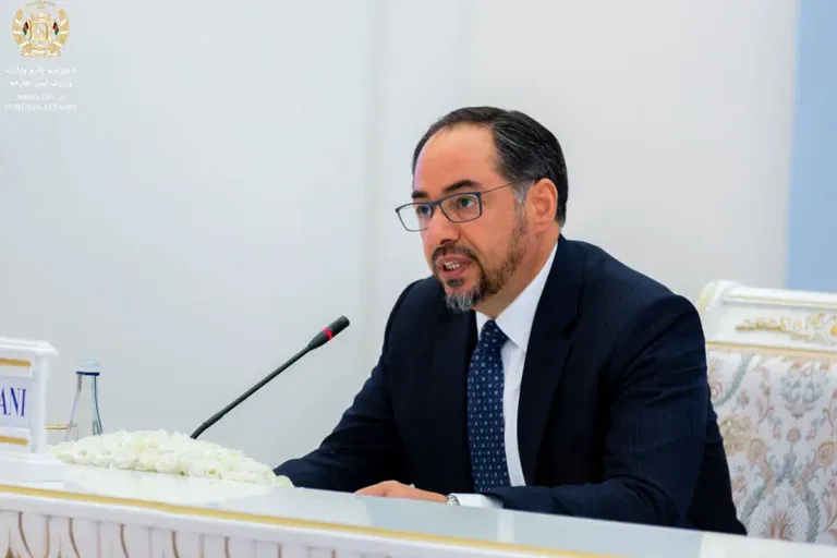 Foreign Affairs Minister He Salahuddin Rabbani S Remarks Tashkent Conference 768x512