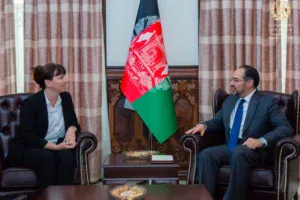 Foreign Minister Rabbani Meets Srap Williams In Kabu 300x200