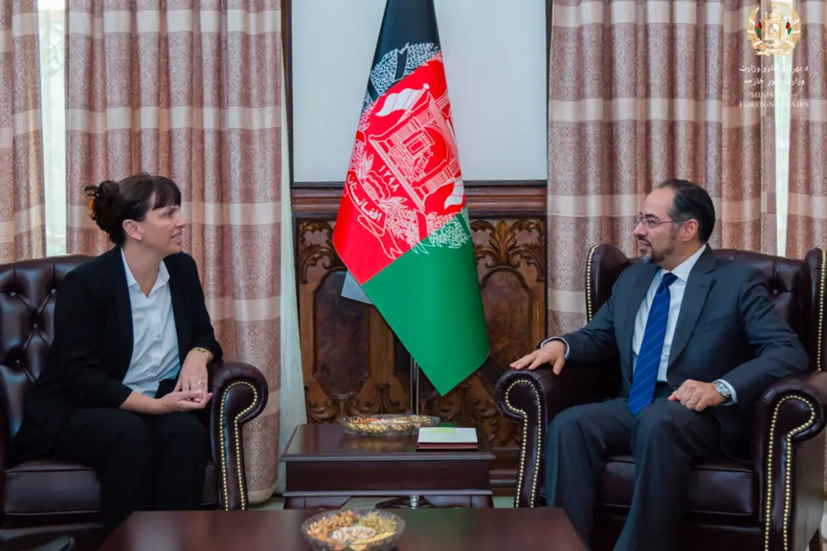 Foreign Minister Rabbani Meets Srap Williams In Kabu