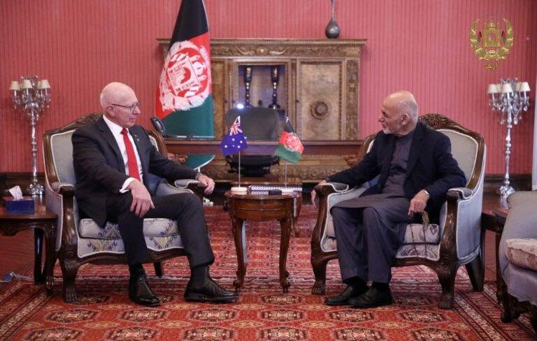 Afghan President Received Australian Governor-General at Presidential Palace Afghan President Received Australian Governor General At Presidential Palace 768x488