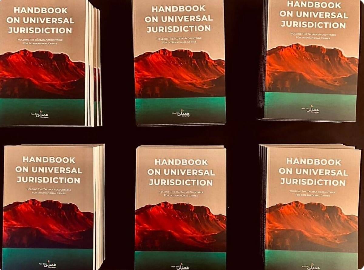 Launch of Handbook on Universal Jurisdiction: Holding the Taliban Accountable for International Crimes Handbook On Universal Jurisdiction 300x223
