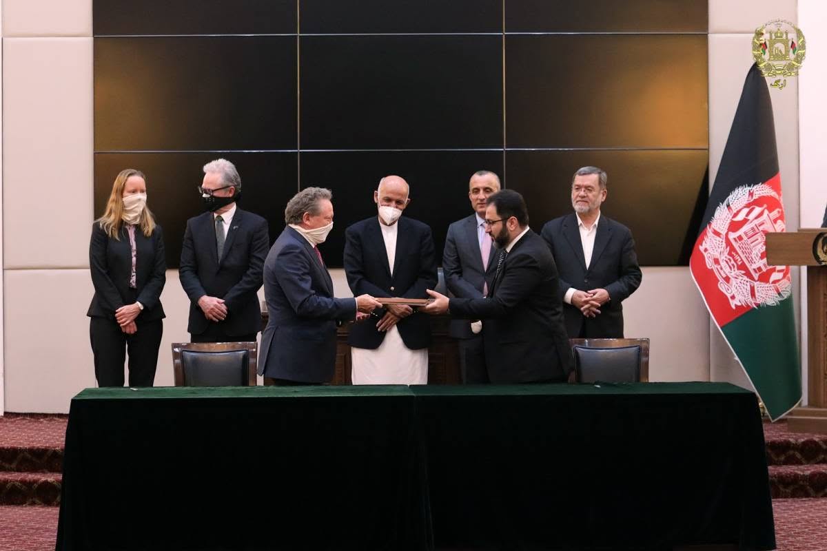 The Afghan Government and the Australian company signed 5 MoUs The Afghan Government And The Australian Company Signed 5 Mous