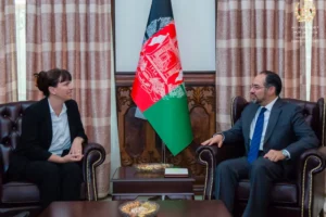 Foreign Minister Rabbani meets SRAP Williams in Kabul Foreign Minister Rabbani Meets Srap Williams In Kabu 300x200